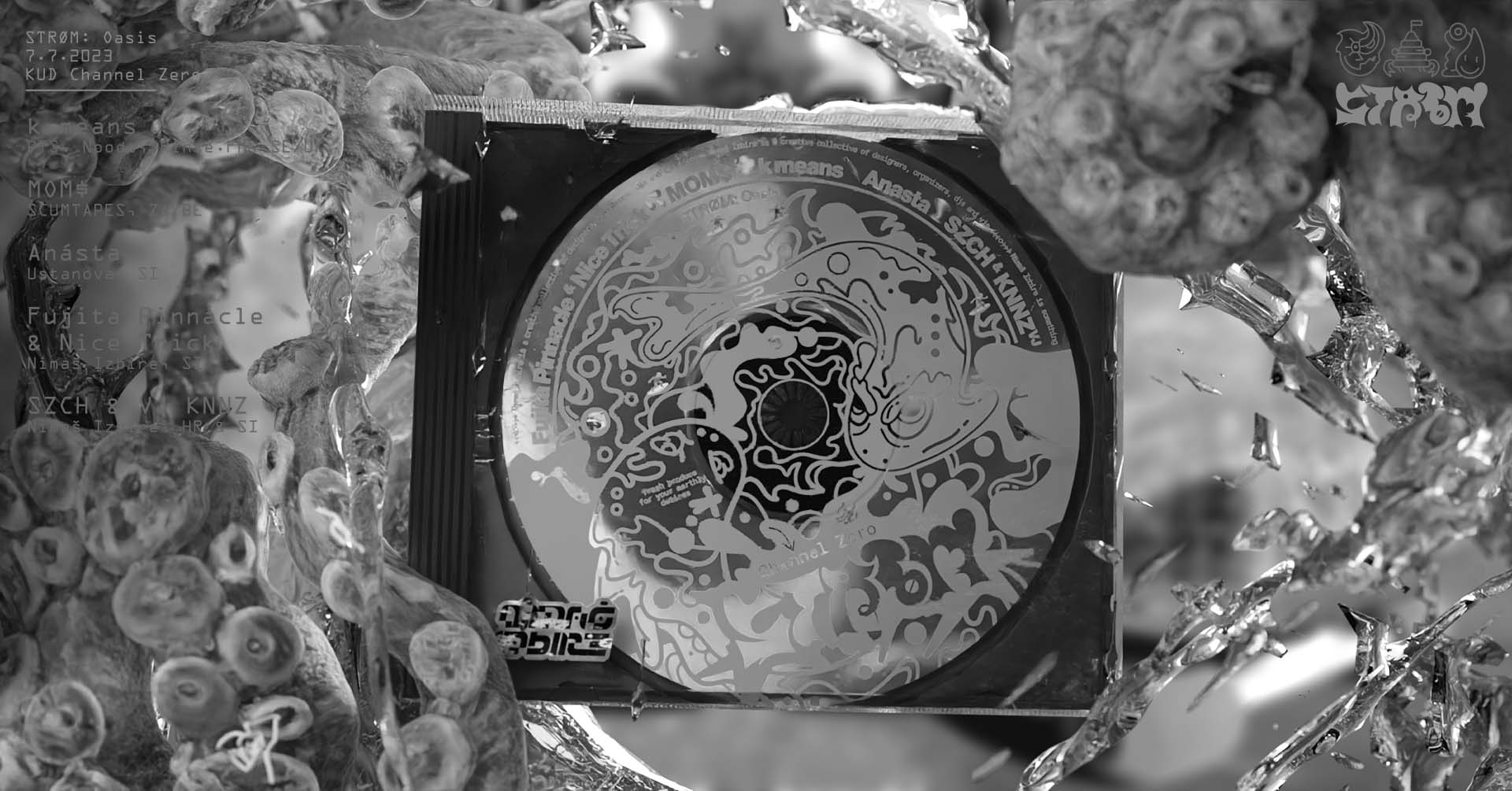 Štrom: Oasis w/ k.means [SE/UK] & MOM$ [ZA/BE]